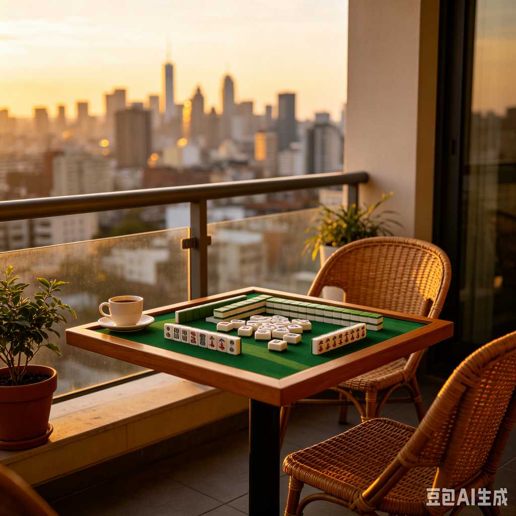 matte finish mahjong set