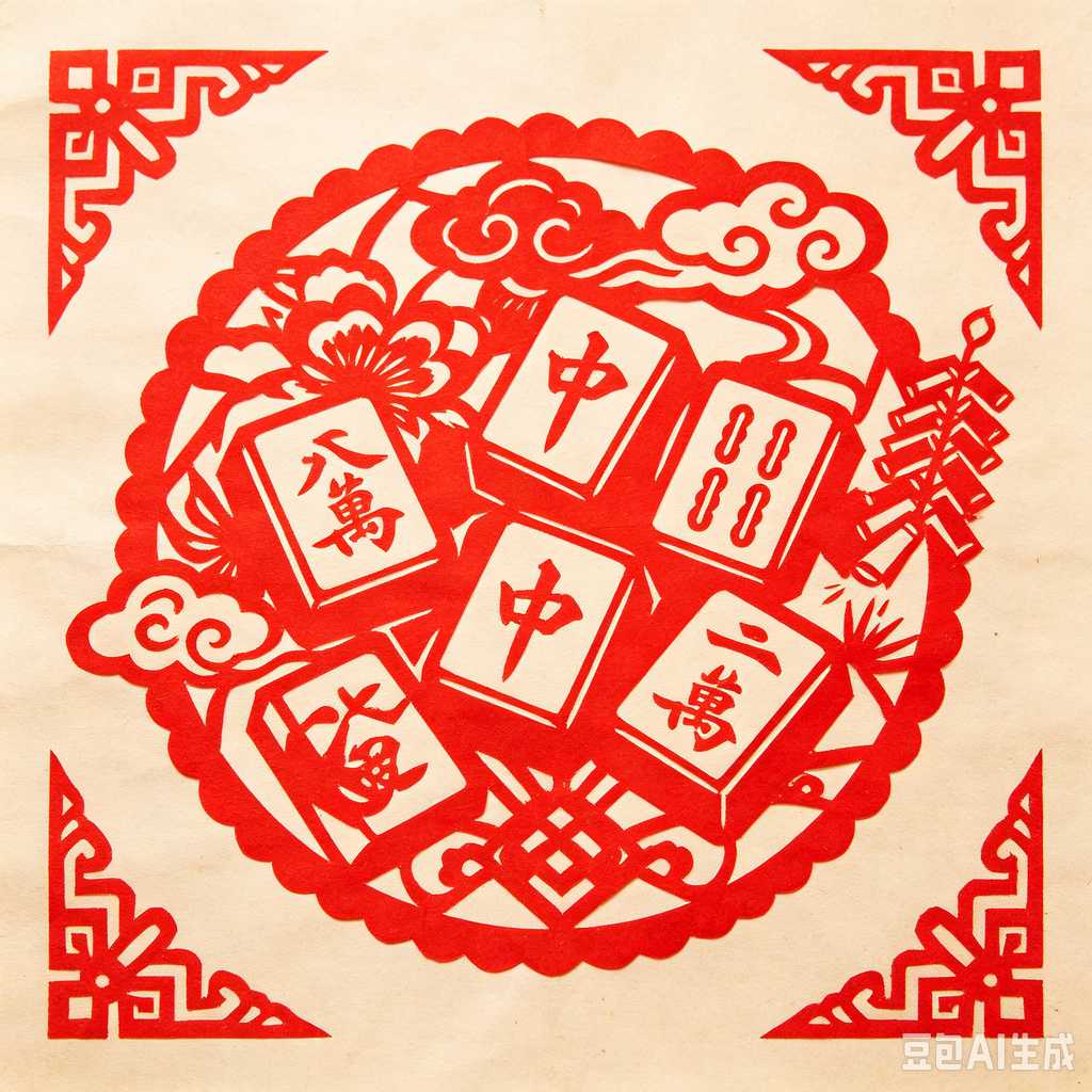 oriental style mahjong tiles