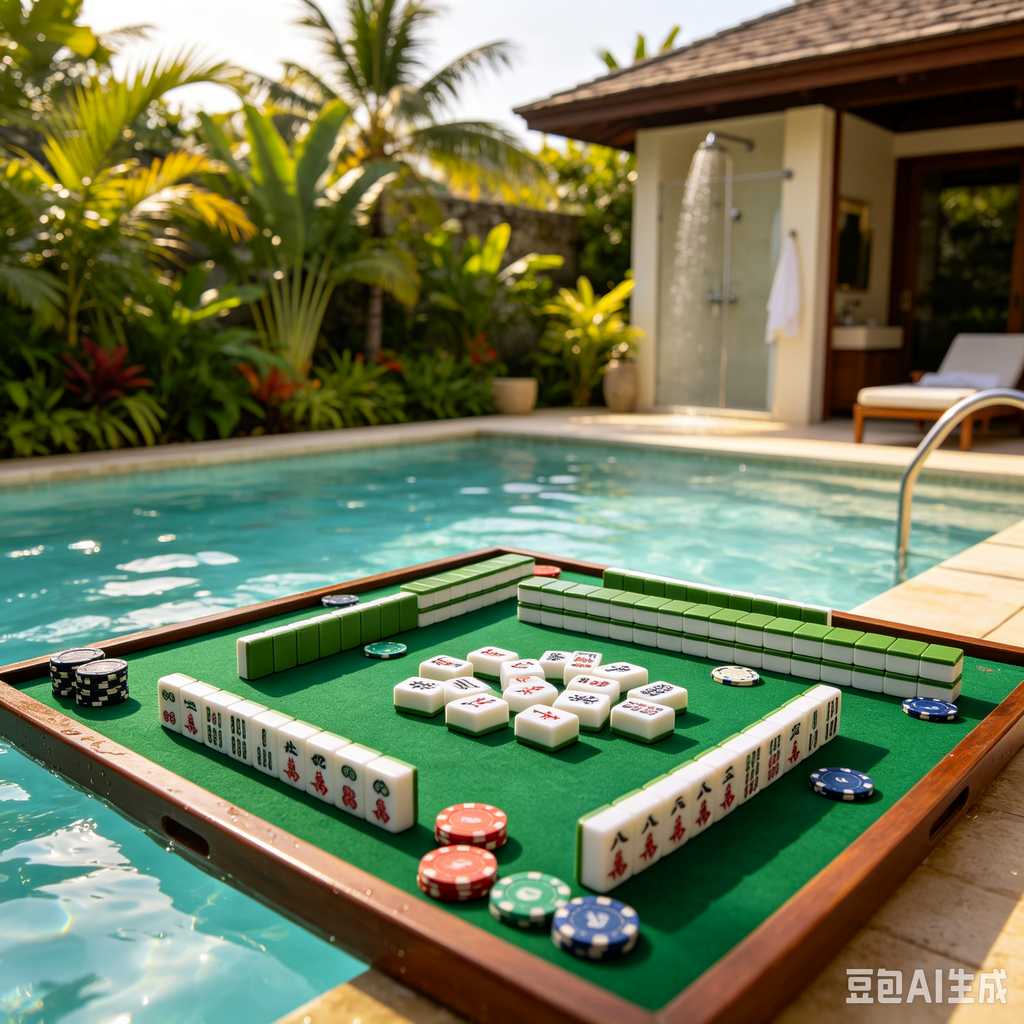 saturated color mahjong set print